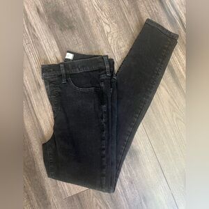 Madewell Roadtripper Black Skinny High-Rise jeans 26